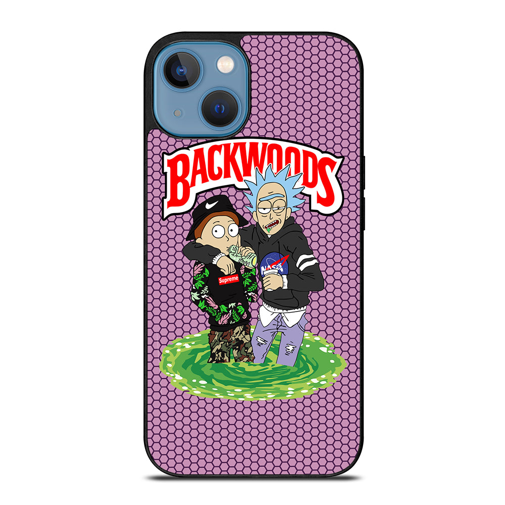 BACKWOODS RICK AND MORTY iPhone 13 Case Cover