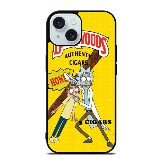 BACKWOODS RICK AND MORTY 2 iPhone 15 Case Cover