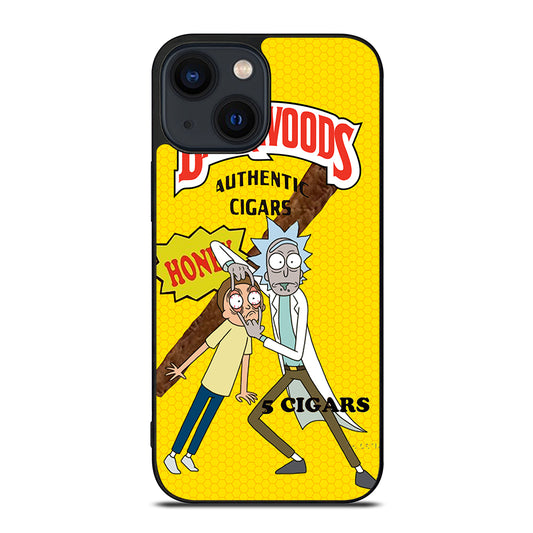 BACKWOODS RICK AND MORTY 2 iPhone 14 Plus Case Cover