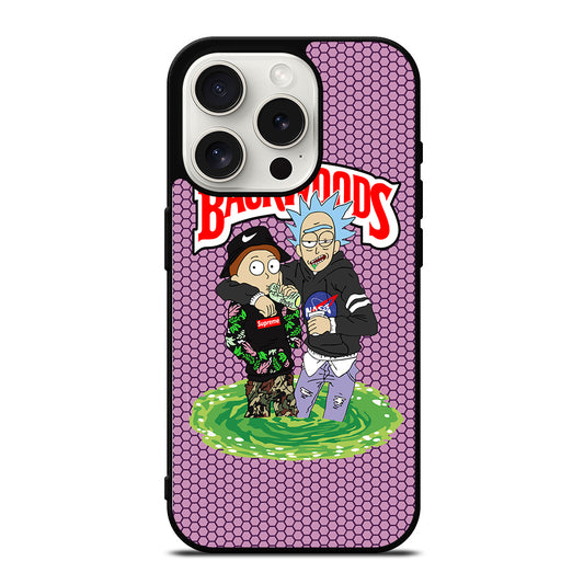 BACKWOODS RICK AND MORTY iPhone 15 Pro Case Cover