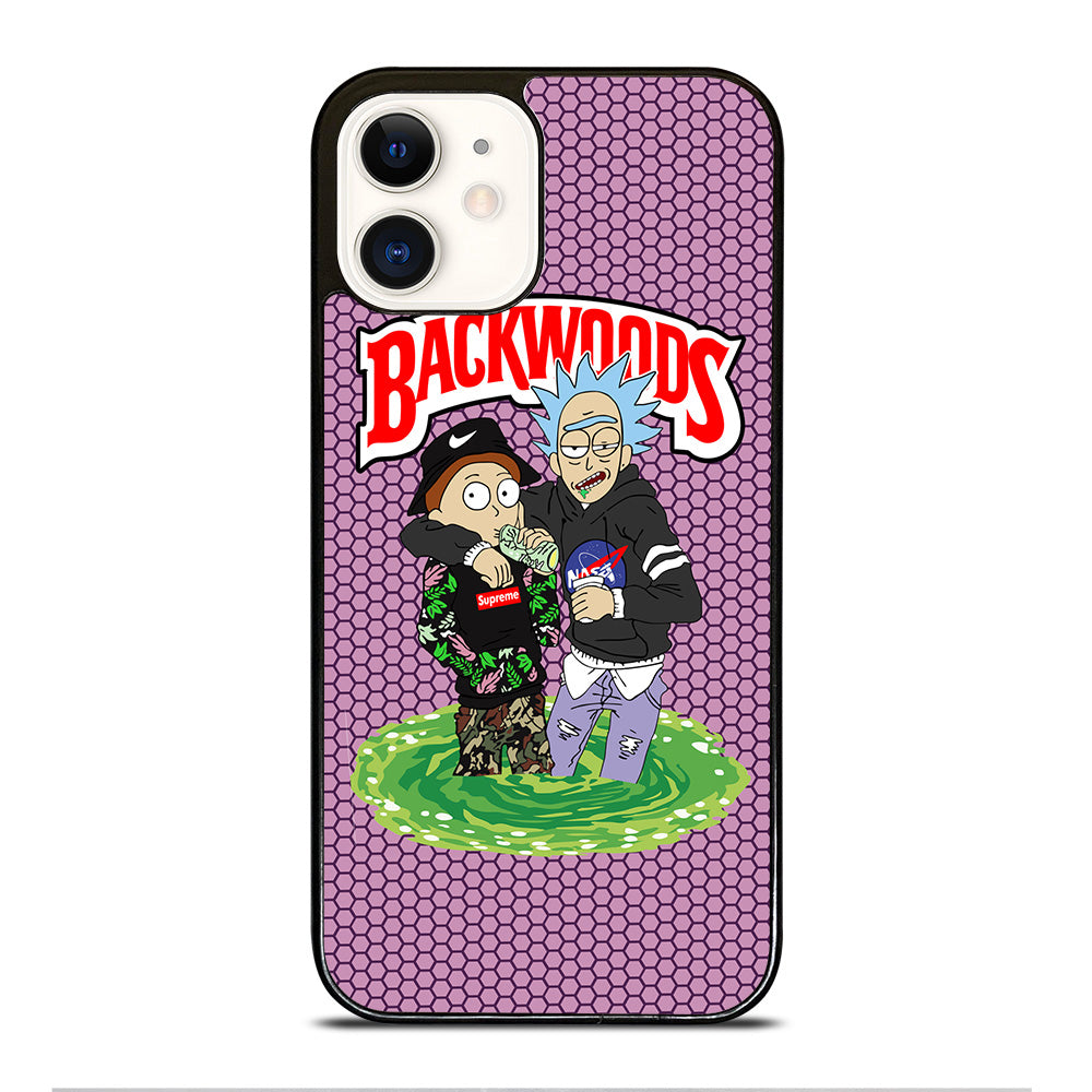 BACKWOODS RICK AND MORTY iPhone 12 Case Cover