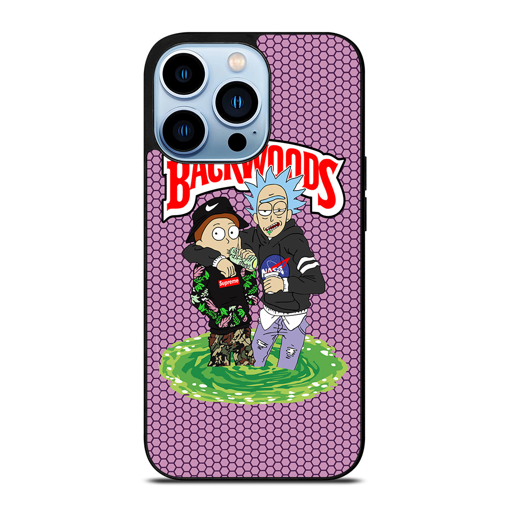 BACKWOODS RICK AND MORTY iPhone 13 Pro Max Case Cover