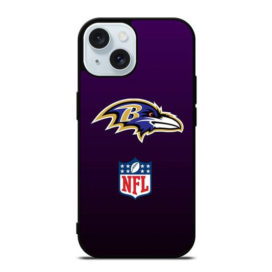 BALTIMORE RAVENS LOGO 2 iPhone 15 Case Cover