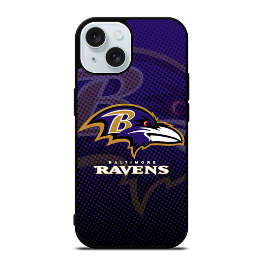BALTIMORE RAVENS LOGO 3 iPhone 15 Case Cover