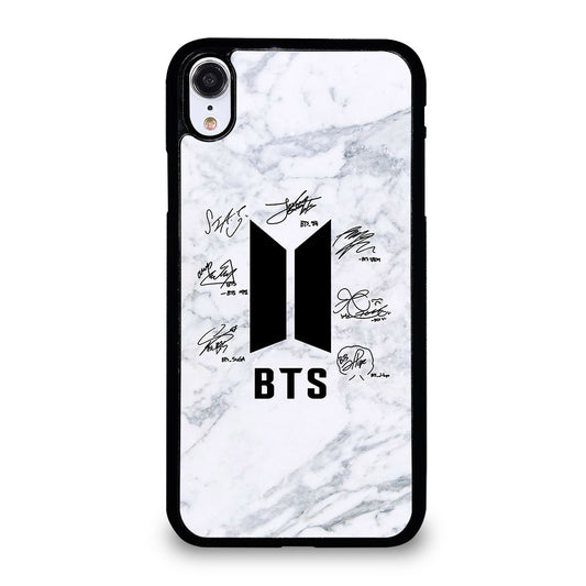 BANGTAN BOYS BTS SIGNATURE MARBLE iPhone XR Case Cover