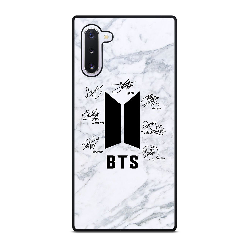 BANGTAN BOYS BTS SIGNATURE MARBLE Samsung Galaxy Note 10 Case Cover