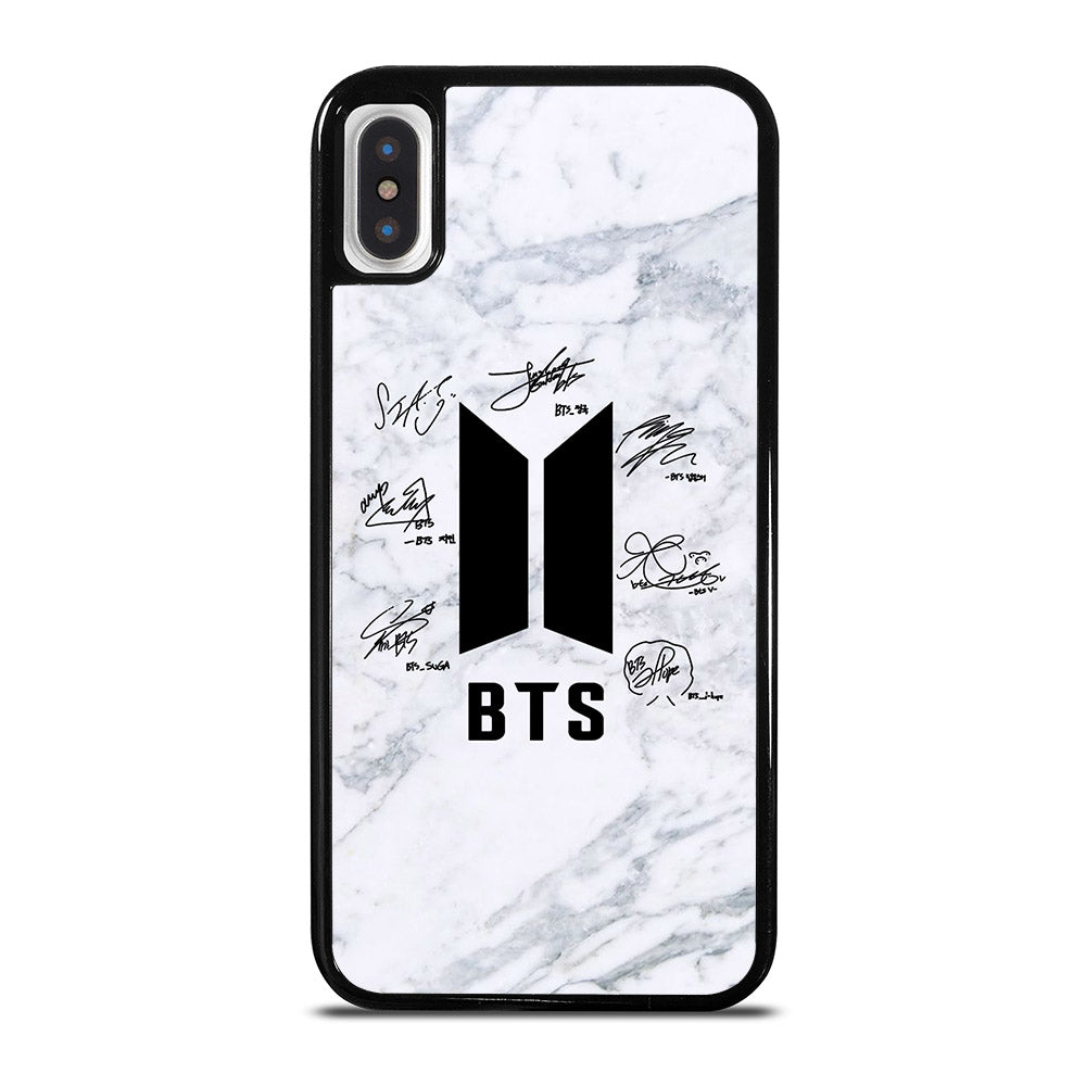 BANGTAN BOYS BTS SIGNATURE MARBLE iPhone X / XS Case Cover