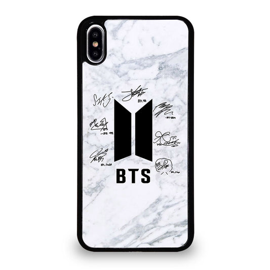 BANGTAN BOYS BTS SIGNATURE MARBLE iPhone XS Max Case Cover