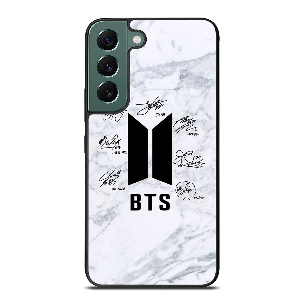 BANGTAN BOYS BTS SIGNATURE MARBLE Samsung Galaxy S22 Case Cover