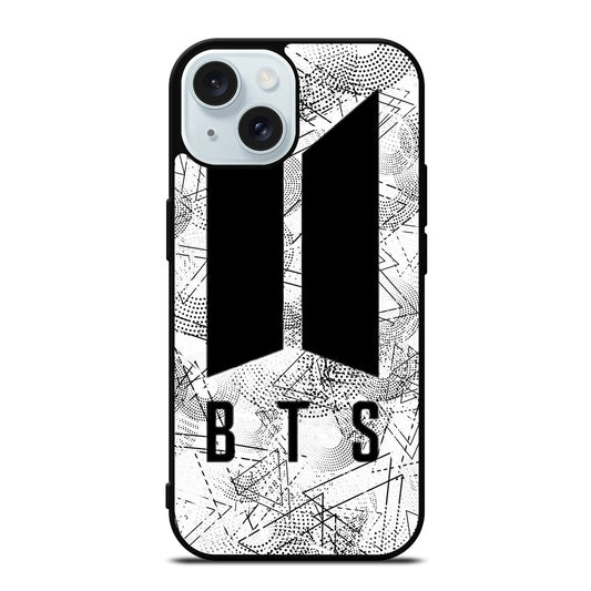 BANGTAN BOYS BTS ART LOGO iPhone 15 Case Cover
