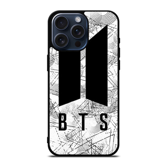 BANGTAN BOYS BTS ART LOGO iPhone 15 Pro Max Case Cover