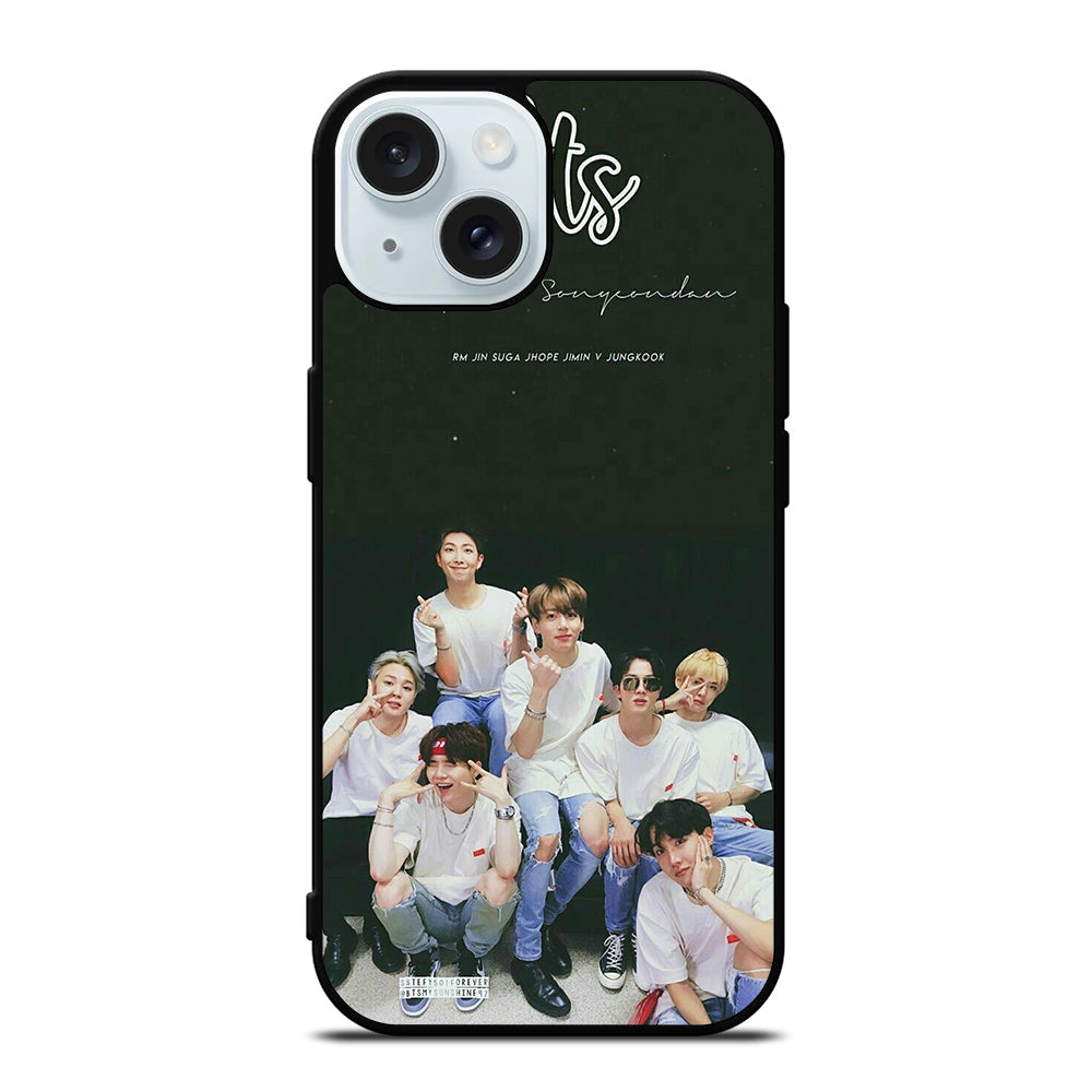 BANGTAN BOYS BTS KPOP GROUP iPhone 15 Case Cover