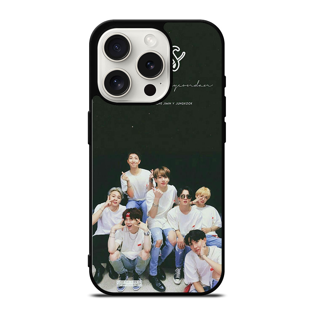 BANGTAN BOYS BTS KPOP GROUP iPhone 15 Pro Case Cover