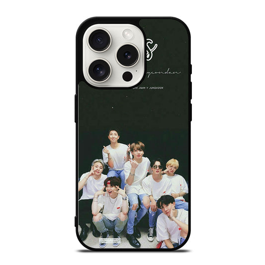 BANGTAN BOYS BTS KPOP GROUP iPhone 15 Pro Case Cover