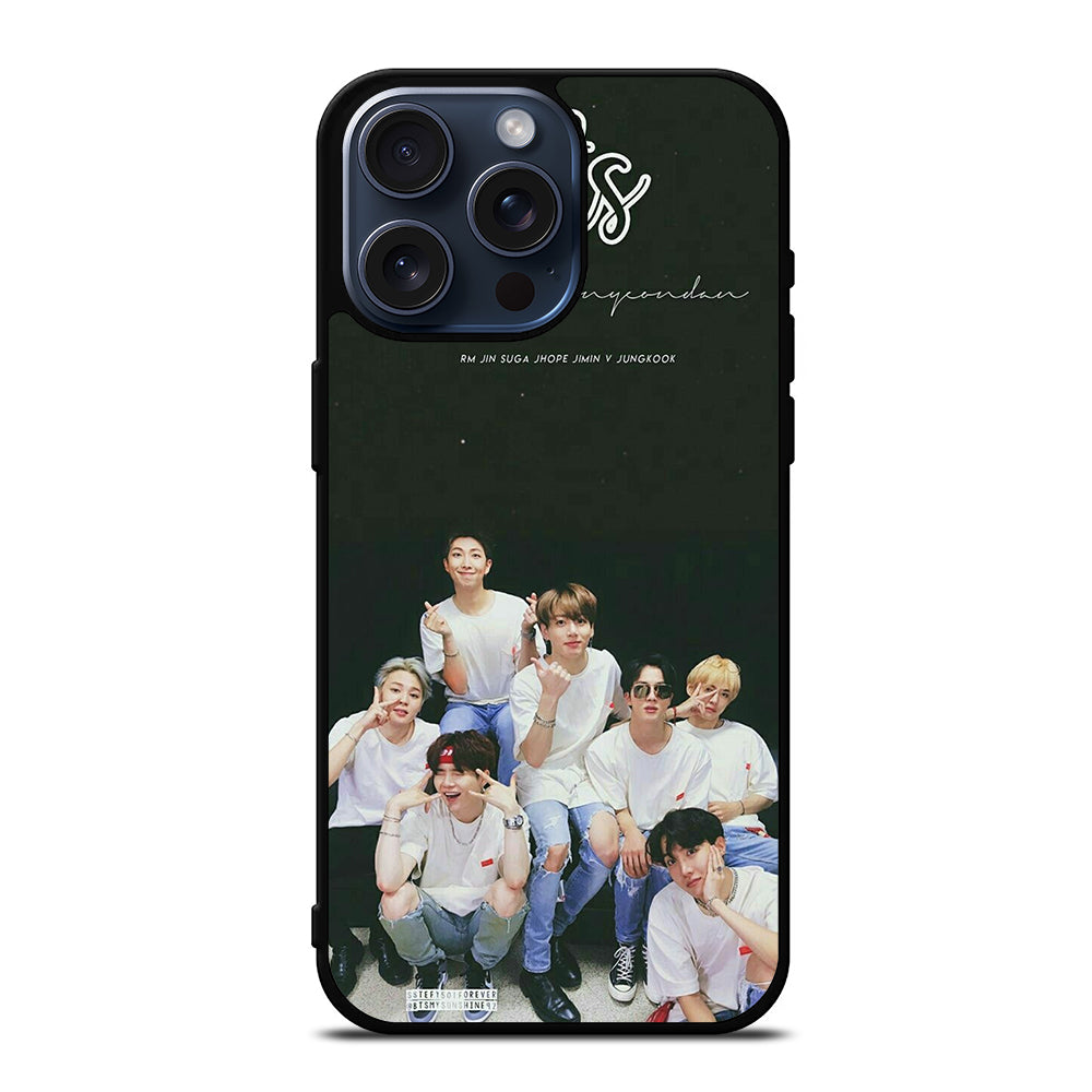 BANGTAN BOYS BTS KPOP GROUP iPhone 15 Pro Max Case Cover