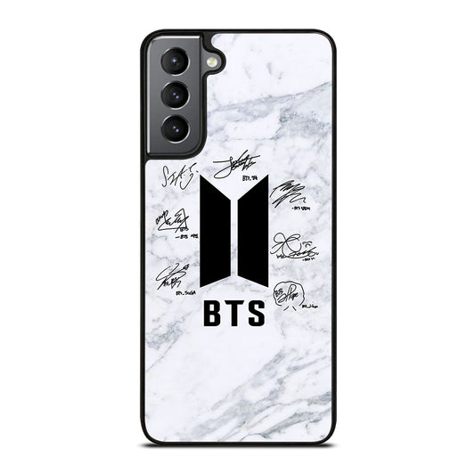 BANGTAN BOYS BTS SIGNATURE MARBLE Samsung Galaxy S21 Plus Case Cover