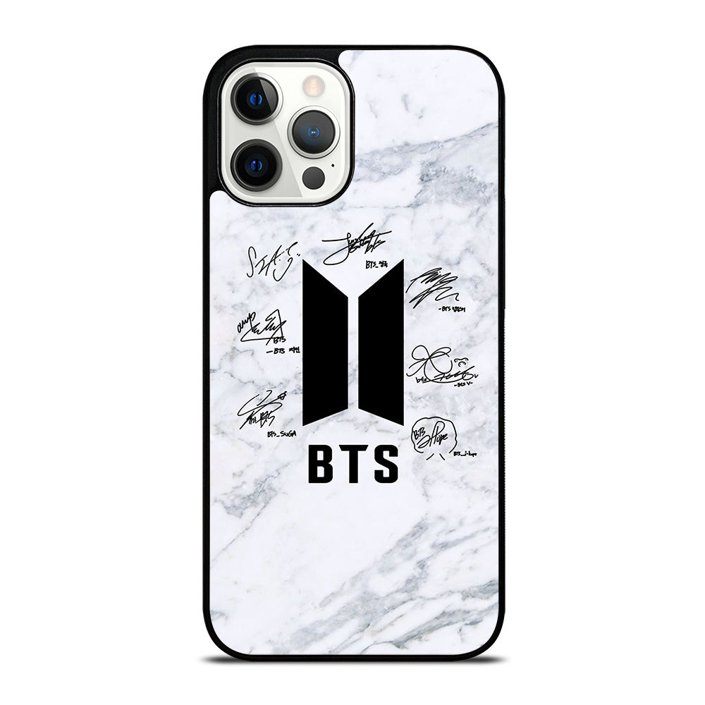 BANGTAN BOYS BTS SIGNATURE MARBLE iPhone 12 Pro Max Case Cover