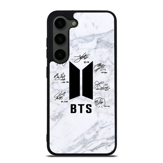 BANGTAN BOYS BTS SIGNATURE MARBLE Samsung Galaxy S23 Plus Case Cover