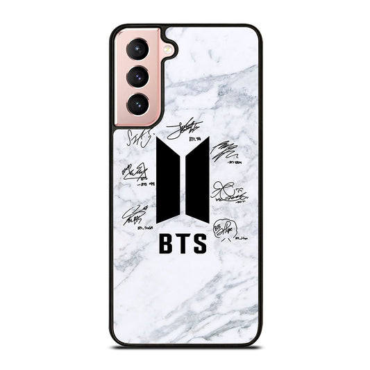 BANGTAN BOYS BTS SIGNATURE MARBLE Samsung Galaxy S21 Case Cover