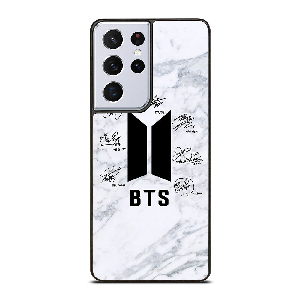 BANGTAN BOYS BTS SIGNATURE MARBLE Samsung Galaxy S21 Ultra Case Cover