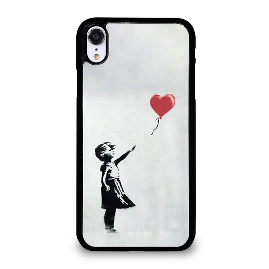 BANKSY BALLOON GIRL ART iPhone XR Case Cover