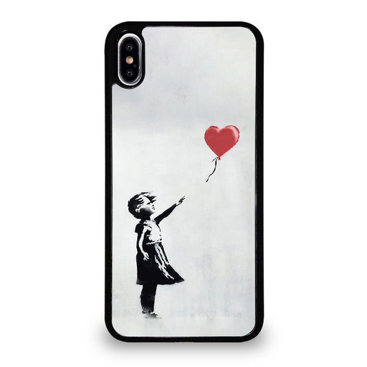 BANKSY BALLOON GIRL ART iPhone XS Max Case Cover