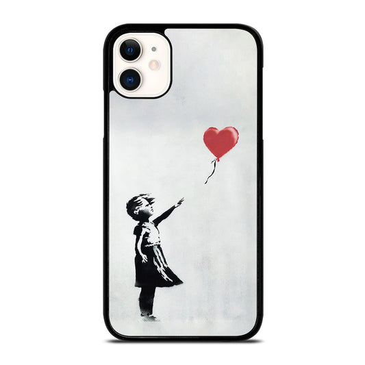 BANKSY BALLOON GIRL ART iPhone 11 Case Cover