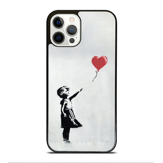 BANKSY BALLOON GIRL ART iPhone 12 Pro Case Cover