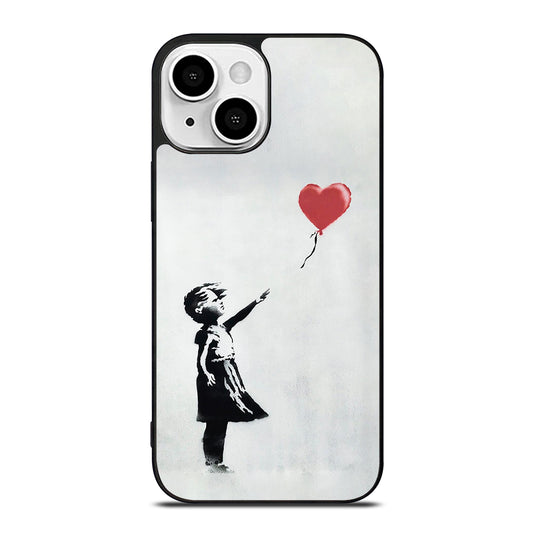 BANKSY BALLOON GIRL ART iPhone 13 Mini Case Cover