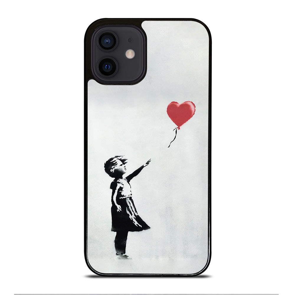 BANKSY BALLOON GIRL ART iPhone 12 Mini Case Cover