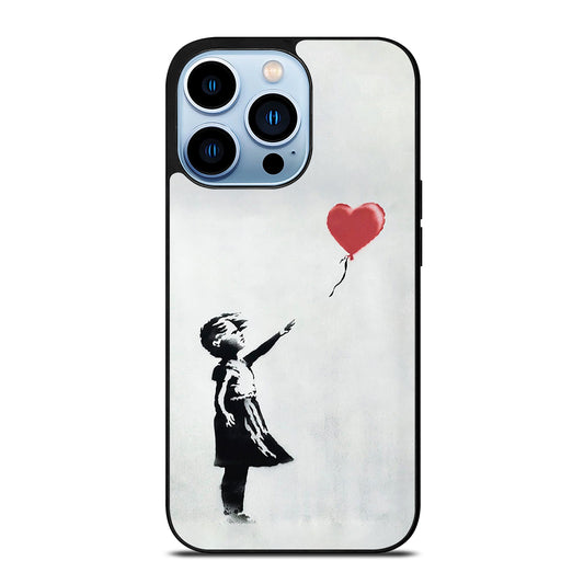 BANKSY BALLOON GIRL ART iPhone 13 Pro Max Case Cover