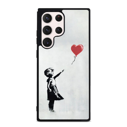 BANKSY BALLOON GIRL ART Samsung Galaxy S23 Ultra Case Cover