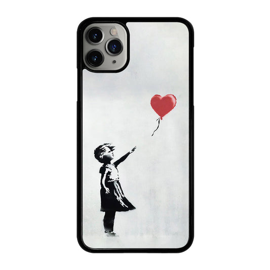 BANKSY BALLOON GIRL ART iPhone 11 Pro Max Case Cover