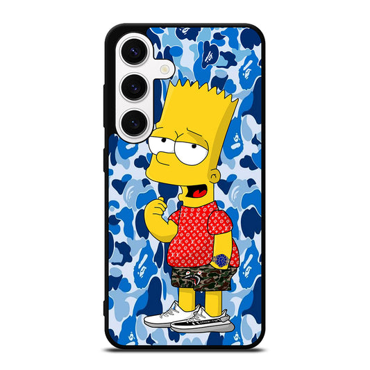 BAPE CAMO BLUE Samsung Galaxy S24 Case Cover