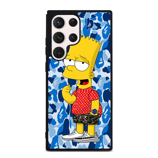 BAPE CAMO BLUE Samsung Galaxy S23 Ultra Case Cover