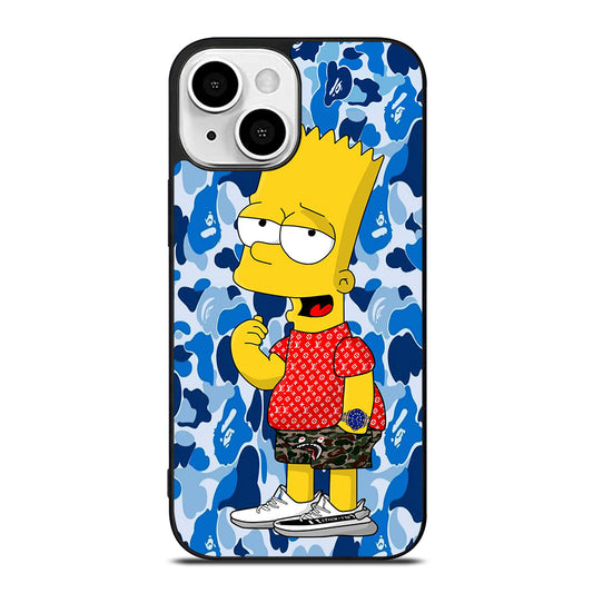 BAPE CAMO BLUE iPhone 13 Mini Case Cover