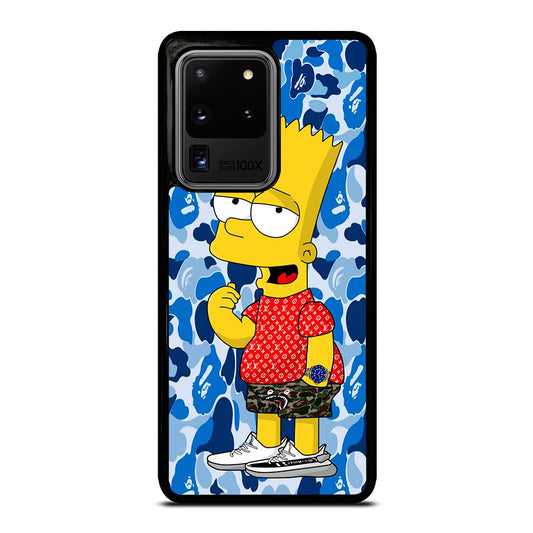 BAPE CAMO BLUE Samsung Galaxy S20 Ultra Case Cover