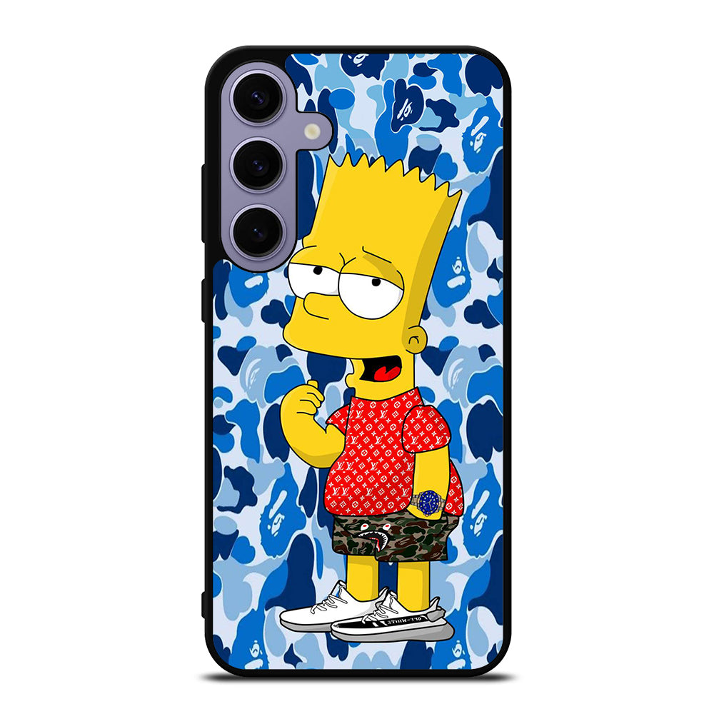 BAPE CAMO BLUE Samsung Galaxy S24 Plus Case Cover