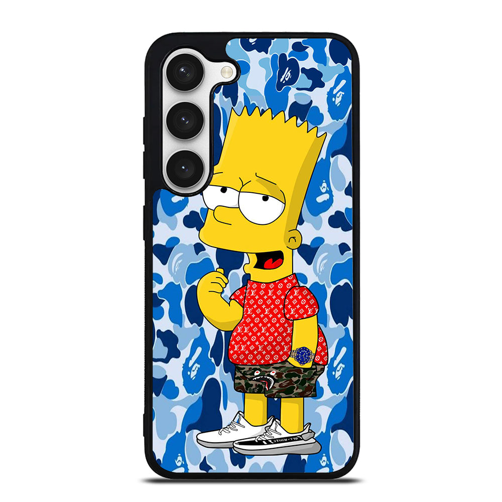 BAPE CAMO BLUE Samsung Galaxy S23 Case Cover