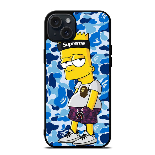 BAPE CAMO CARTOON iPhone 15 Plus Case Cover