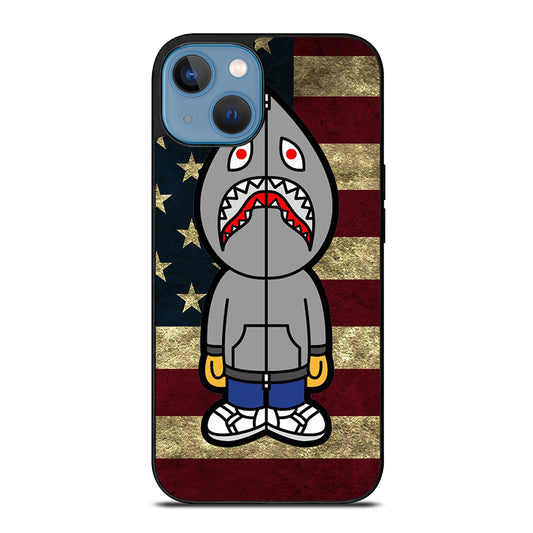 BAPE SHARK AMERICAN 2 iPhone 13 Case Cover