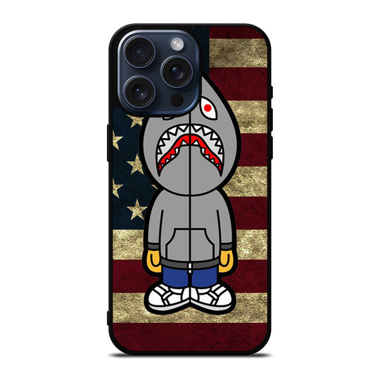 BAPE SHARK AMERICAN 2 iPhone 15 Pro Max Case Cover