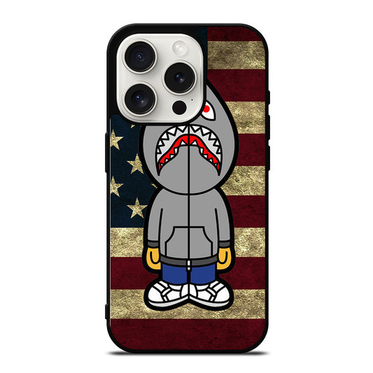 BAPE SHARK AMERICAN 2 iPhone 15 Pro Case Cover