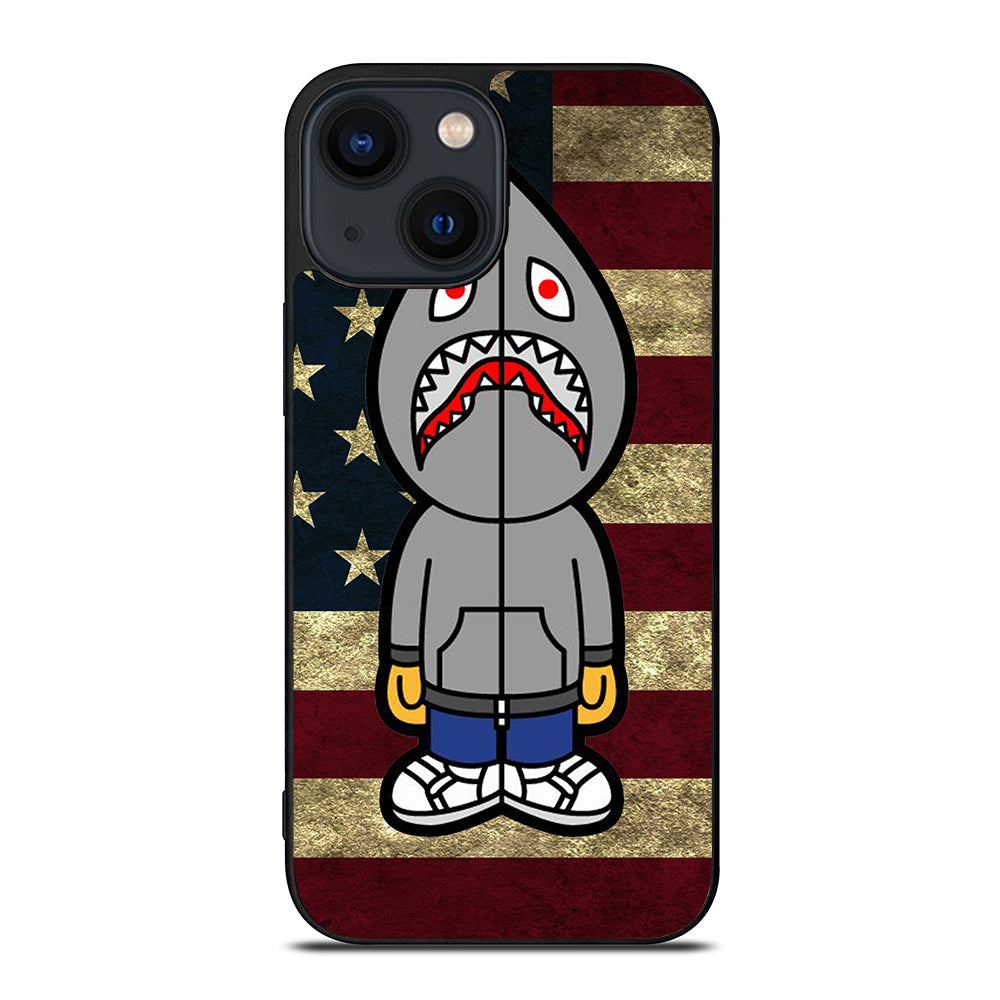 BAPE SHARK AMERICAN 2 iPhone 14 Plus Case Cover