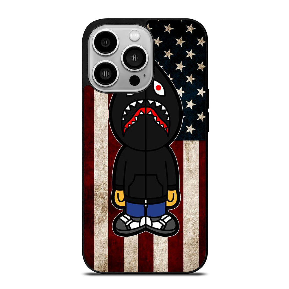 BAPE SHARK AMERICAN iPhone 14 Pro Case Cover