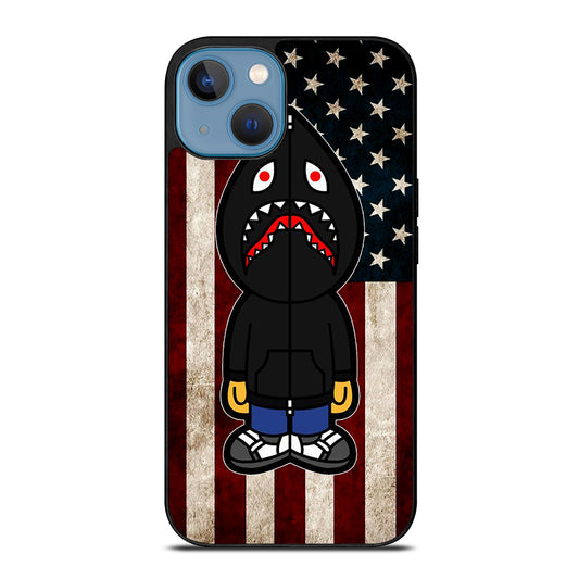 BAPE SHARK AMERICAN iPhone 13 Case Cover
