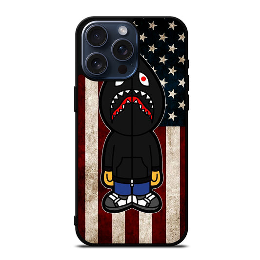 BAPE SHARK AMERICAN iPhone 15 Pro Max Case Cover