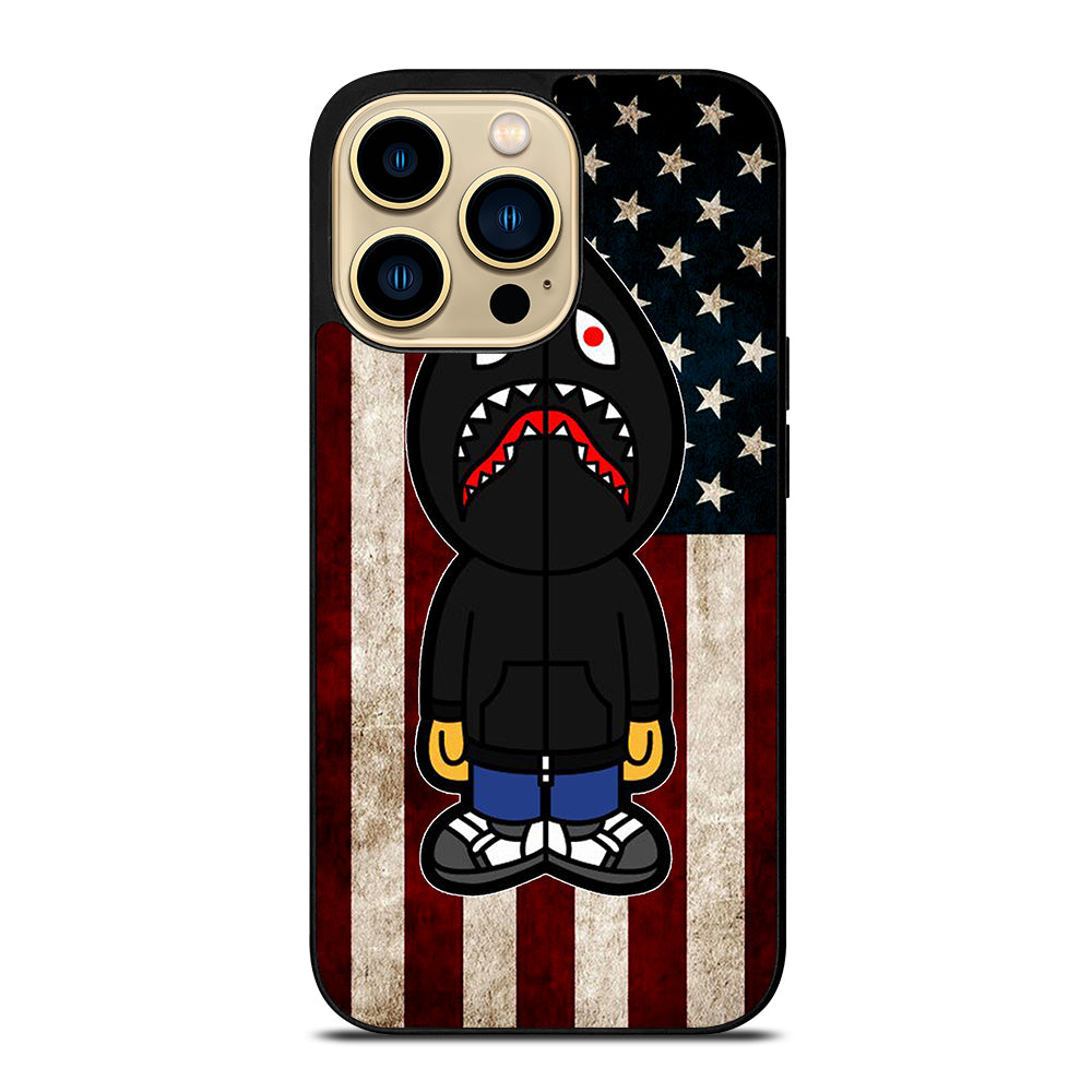 BAPE SHARK AMERICAN iPhone 14 Pro Max Case Cover