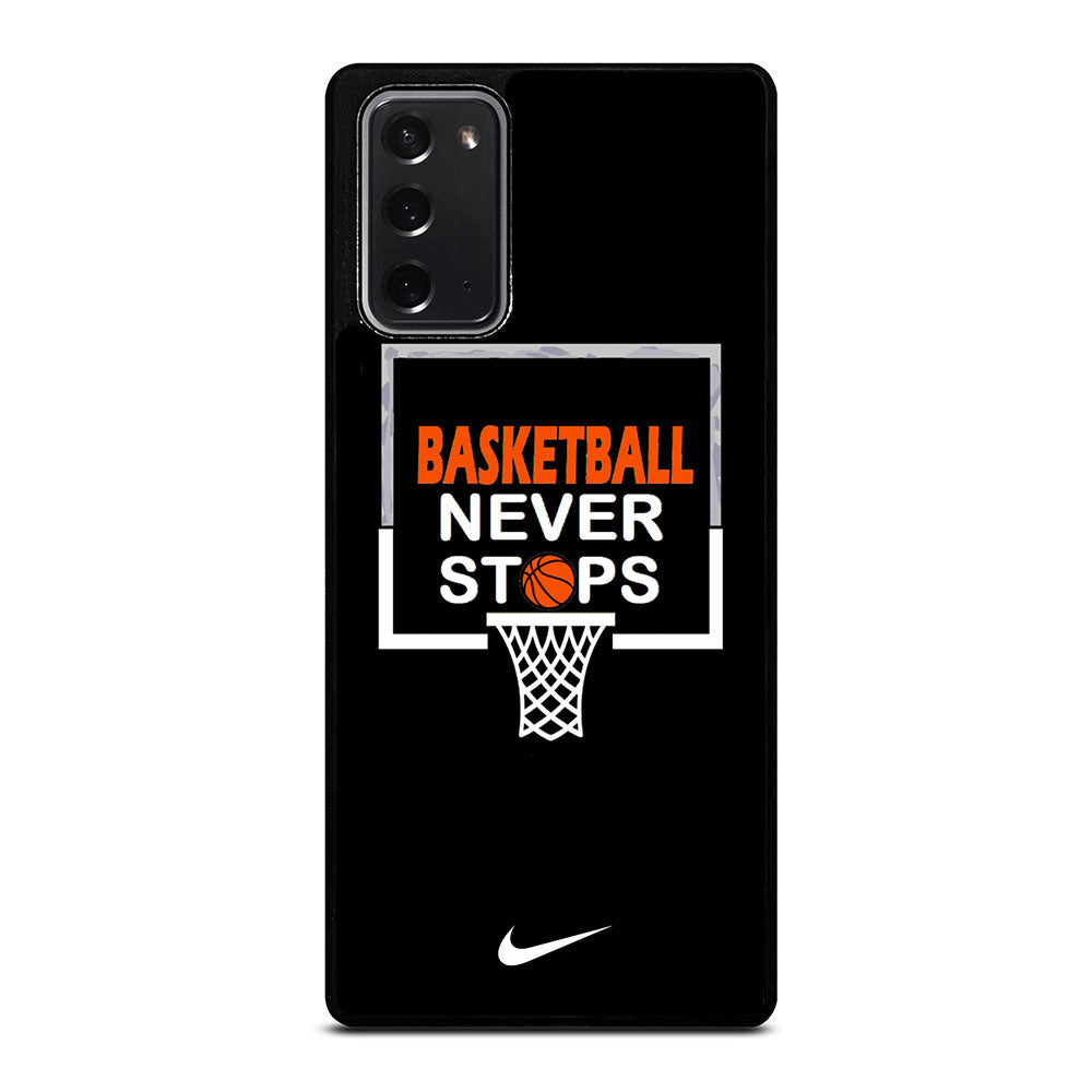 BASKETBALL NEVER STOPS NIKE 3 Samsung Galaxy Note 20 Case Cover