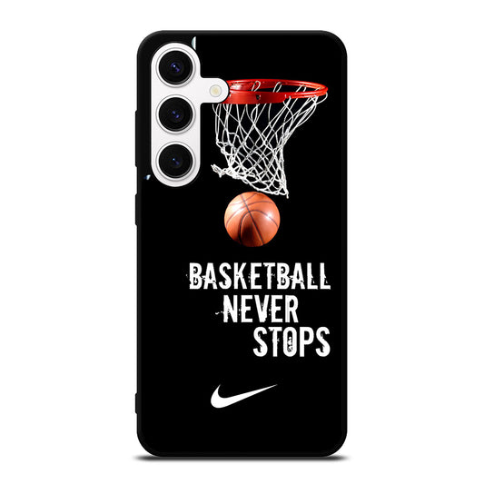 BASKETBALL NEVER STOPS NIKE 2 Samsung Galaxy S24 Case Cover